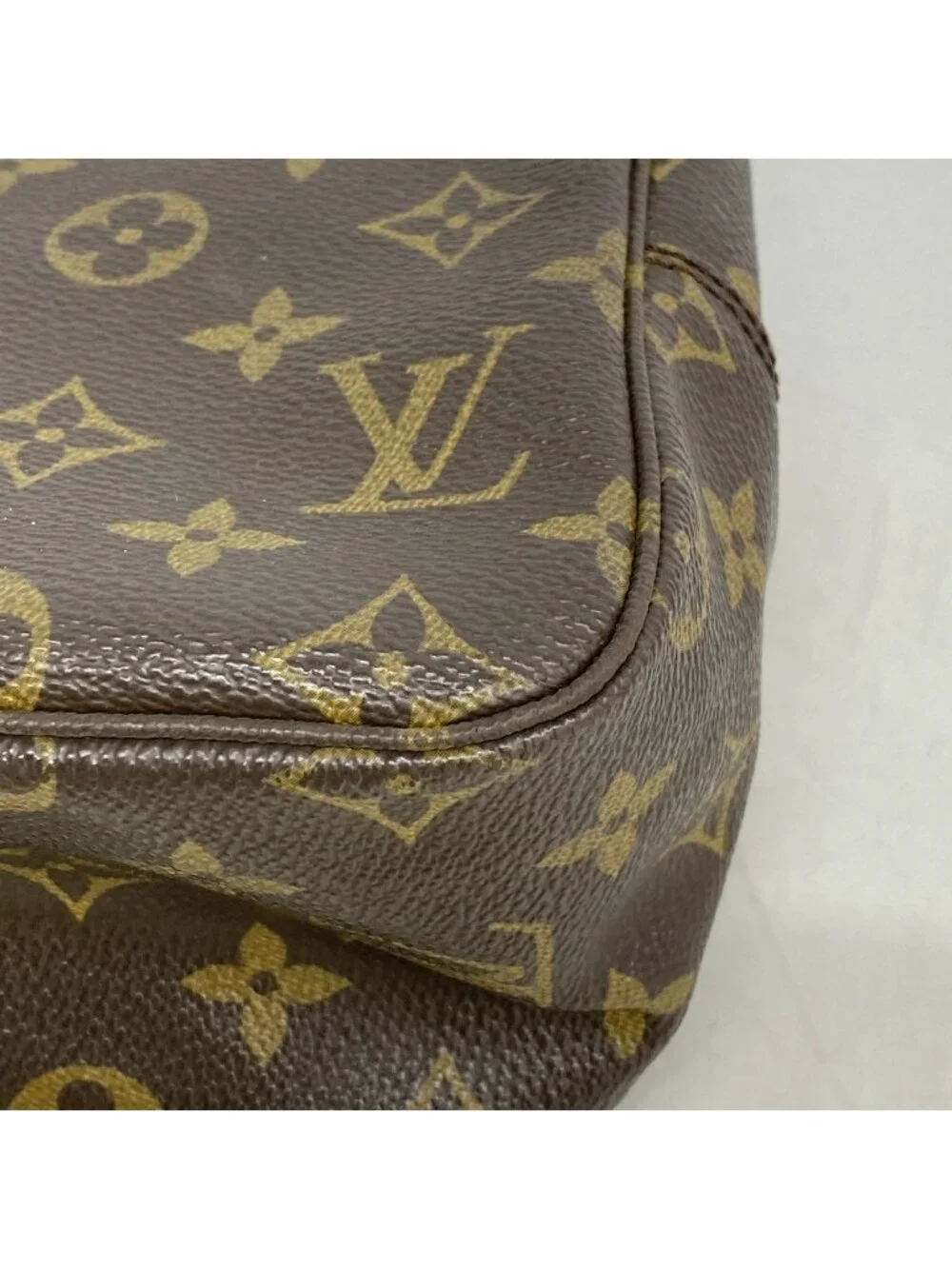 Louis Vuitton Pouch Monogram Trousse Toilet 28 Brown